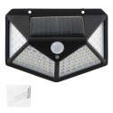 Lampa solarna czujnik ruchu i zmierzchu 100 LED