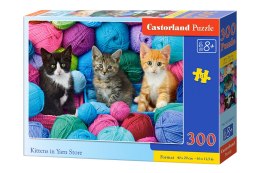 CASTORLAND Puzzle 300el. Kittens in Yarn Store - Kotki w kłębach wełny