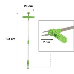 Wycinak wyrywacz chwastów teleskopowy 93cm