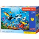 CASTORLAND Puzzle 200el. Tropical Underwater World - Tropikalny Podwodny Świat