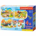 CASTORLAND Puzzle 4w1 Four Seasons - Cztery Pory Roku